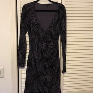 Womens Banana Republic Purple Floral Dress